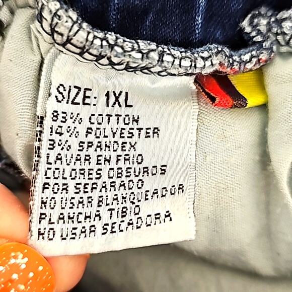 Bamboo Woman's Cotton Blend Pull On Jogger Pant Two Pockets Size 1X - Run Small - Picture 9 of 10